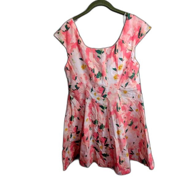 a new day Dresses & Skirts - A New Day Women's Corset Mini A-Line Dress Pink Floral Size 10